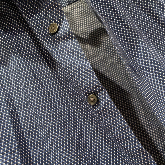 Men’s Navy Blue Button Down - Picture 2 of 3
